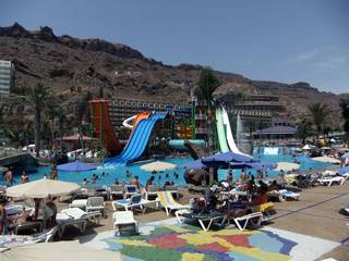 Der Wasserpark Lago Oasis auf Gran Canaria